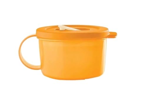 Comparison: Best Tupperware For Soup 6 Tupperware Crystalwave Microwaveable Soup Mug in Orange Apricot