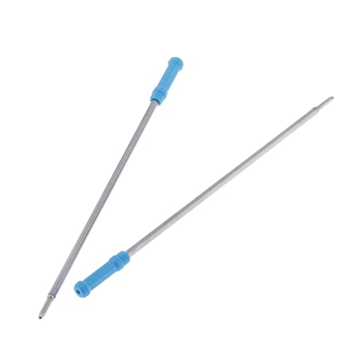 Nobranded 10 refis de caneta esferográfica de 2 mm para escritório - azul
