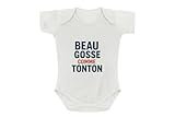 Avec ses manches courtes, il convient aux bébés dès la naissance. Une idée cadeau parfaite pour les futurs tontons, avec un message humoristique