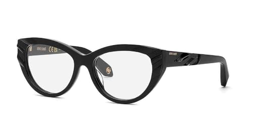 Just Cavalli Lunettes de vue chic en noir brillant pour le quotidien actif