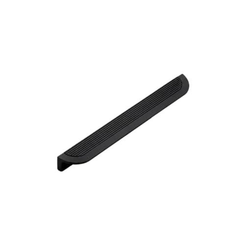 Image of VEZEL Aluminium Cabinet Handle 160mm - Modern Wardrobe & Drawer Pull, Silk Black Finish for Cabinet, Cupboard & Furniture - Pack of 1-| 3 Years Warranty |