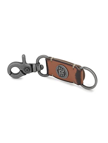 Royal Enfield Leather Key Chain Tan (RLCKCH000007), Multicolor