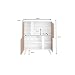MyosHome - Mueble Aparador Comoda en Roble y Blanco 80 x 94...