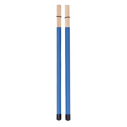 Par de Brochas para Batería de Bambú Azul miniatura 1