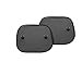 HUAHUA Adatta for 2pcs Nero Lato Nero Auto ombrellini Posteriore Finestra ombrellini Copertura Mesh Visiera Schermo Schermo Protezione Interno Protezione for Bambini