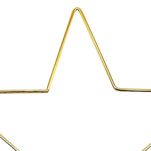 Pack 6 marcos de alambre en forma de estrella con estructura rígida soldada 8
