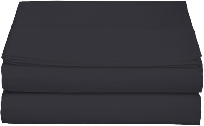 Miniatura 2 de Sábana encimera 100% algodón egipcio rayas marfil, tamaño King extragrande Fácil de lavar de 800 hilos, 3 piezas, 120 x 120 pulgadas