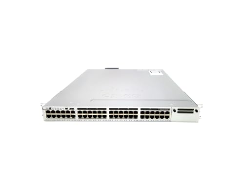 Image of Cisco WS-C3850-48F-E Catalyst 3850 48-Port PoE+ Gigabit Ethernet Switch (Renewed)
