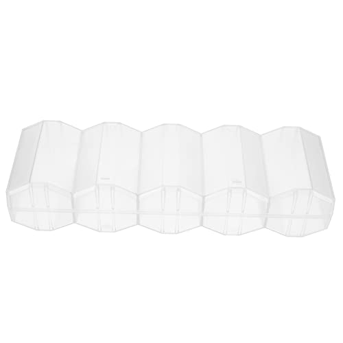 KONTONTY Large Capacity Transparent Game Chip Holder Outdoor Poker Chip Box with Compartment Design Convenient Card Coin Container