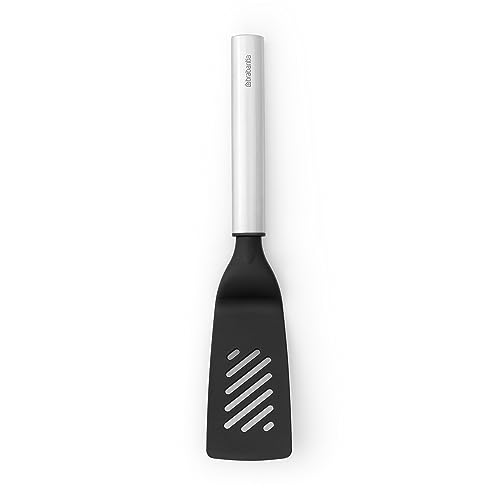 Brabantia Pfannenwender Profile, klein, beschichtet, Kochutensil, Küchenhelfer, Kochbesteck, Stahl, Matt Steel, 25.8 cm, 250743