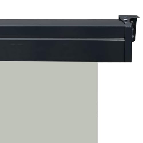 Store latéral de balcon pour bloquer le vent et le vis-à-vis gris - 8