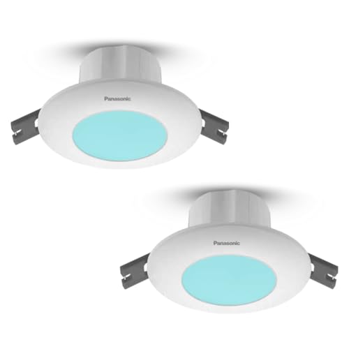 Image of Panasonic 5 Watt Deep Junction Downlighter, Round LED Junction Downlight (Blue, PDLM3405B-2)