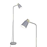 Floor Lamp, Industrial Floor Lamps for Living Rooms & Bedrooms - Rustic Farmhouse Reading Lamp - Sta