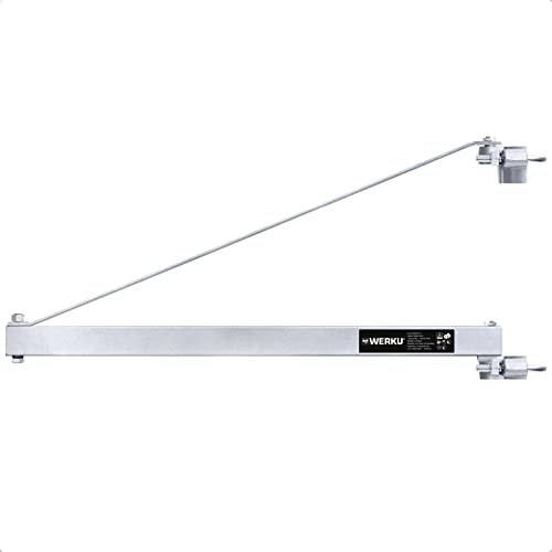Werku WK400510 Soporte Polipasto Capacidad de Carga 600 kg Largo de 750 mm Acero Inoxidable