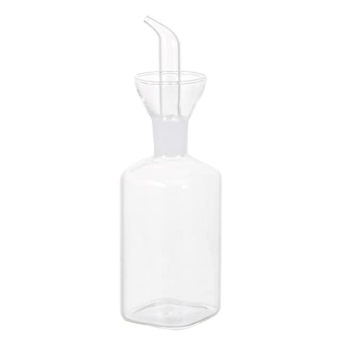 KICHOUSE 1 Pieza Engrasador De Vidrio Simplemente Aceituna Salsa Jarabe Moderno Condimento Cocinando Botella De Aceite De Vidrio Botella De Aceite Sencilla Botella De Aceite Para El Hogar