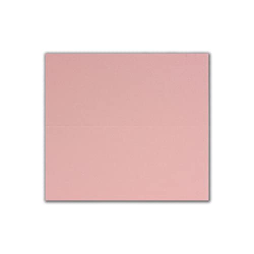 FarbenFroh by GUSTAV NEUSER 50 x Place Cards in Dusky Pink (Pink), 4.5 x 10 cm, Blank, Double Cards - Image 3