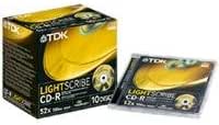 TDK CD-Rohlinge lightscribe CD-R 80 Min 700MB 52X 10er Pack: Amazon.de ...