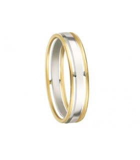 Alliance 2 Ors 5 mm Paloma, la bague de mariage élégante à porter au quotidien