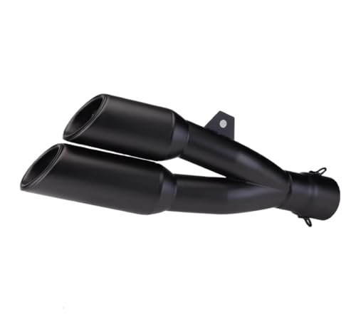 Tuyau d'échappement moto double sortie avec DB amovible universel TYPE-A pour motards