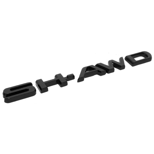 Image of 1pc 2017-2022 SH-AWD Tailgate Trunk Lid Badge Logo Emblem Nameplate (Gloss Black)