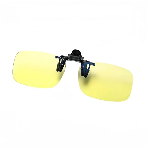 Image of Generic 2 pack setClip-on Blue Light Blocking Glasses Night vision Sunglasses reading glasses rimless Anti-glare, Clear