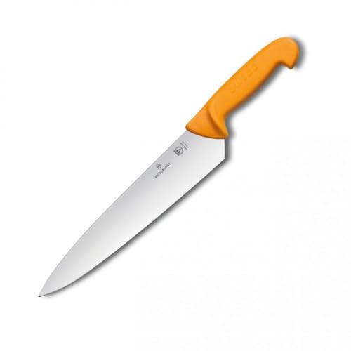 Victorinox, coltello da cucina Swibo, lama normale da 21 cm, arancione