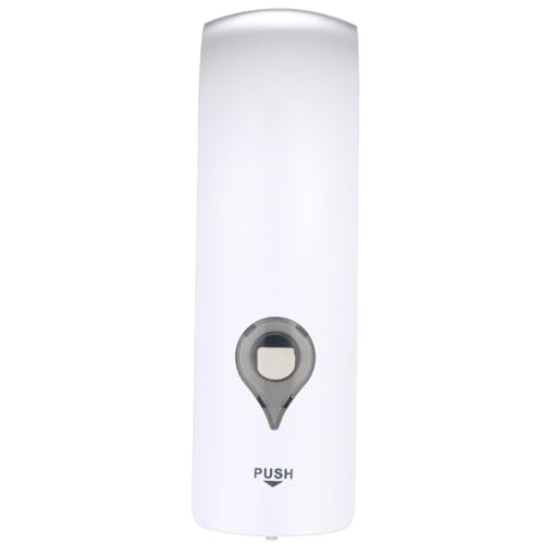 Decdeal Soap Dispenser Wall Mounted, No Drilling 300ml Shower Dispenser Manual Shower Gel Liquid Shampoo Sanitizer Dispenser Holder for Hotel, Office, Home, Healthcare Facilities by CHUANGDIAN