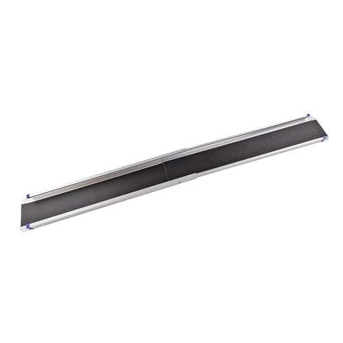 DEMA Teleskop Auffahrrampe Aluminium 150kg Rollstuhl Rampe 184cm