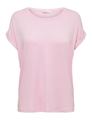 Only Damen Onlmoster S/S O-Neck Top Noos Jrs Pink Lady M