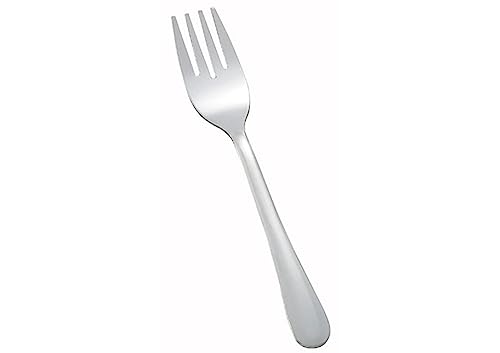 Winco 12-Piece Windsor Heavy Weight Salad Fork Set, 18-0 Stainless Steel