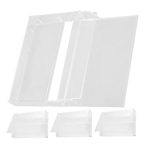 4 Pack PP Cassette Tape Storage Holders for Audio Tape