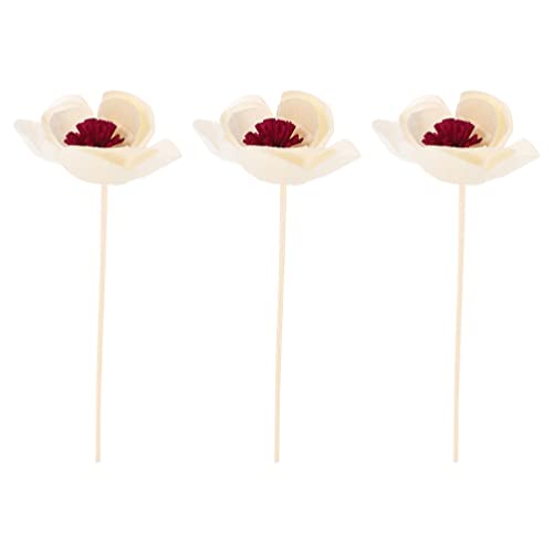 Reed Diffusore Flower Stick: Bianco Rattan Fiori