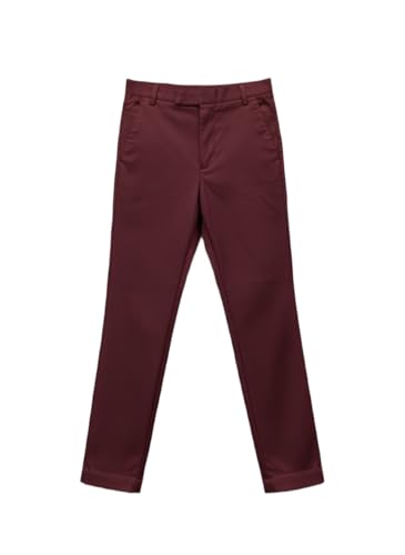 Image of A.T.U.N. (ALL THINGS UBER NICE) Boys Regular Fit Formal Chinos | Smart School & Occasion Wear Bottoms | Smooth, Comfortable & Tailored Look Pants