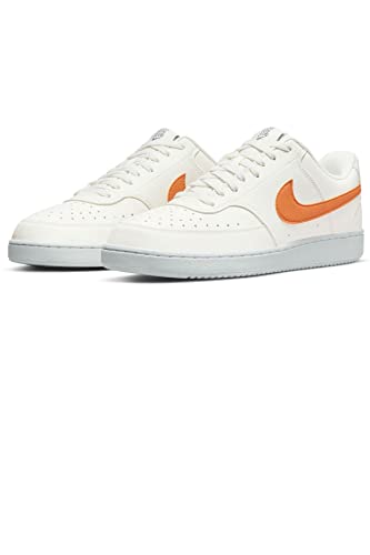 Image of Nike Mens Court Vision Lo Nn Sail /Hot Curry-Sail-Vivid Green Running Shoe - 6 UK (DH2987-104)