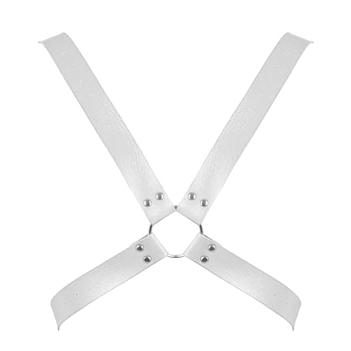 Men's Leather Body Harness Chest Belt Adjustable Punk Gothic Carnival Halloween Christmas Dance Costume Accessories