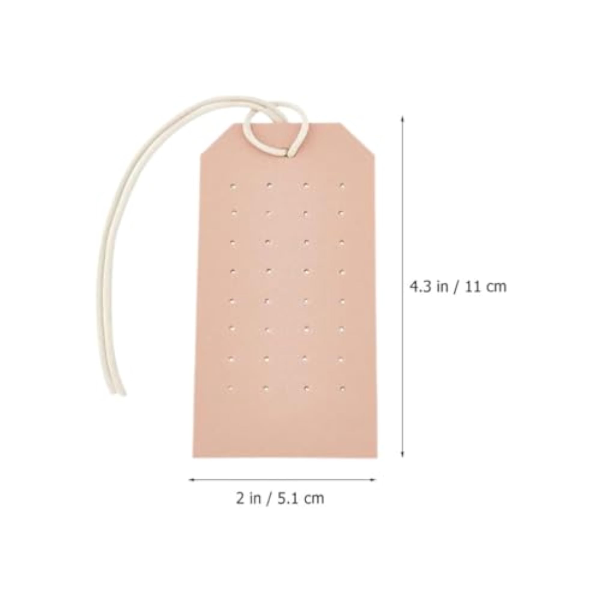 2pcs Portable Leather Earring Holders, Travel Organizer