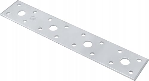 Best Heavy Duty staffa piatta in acciaio zincato su Amazon 200 x 35 mm piastra di giunzione LP3