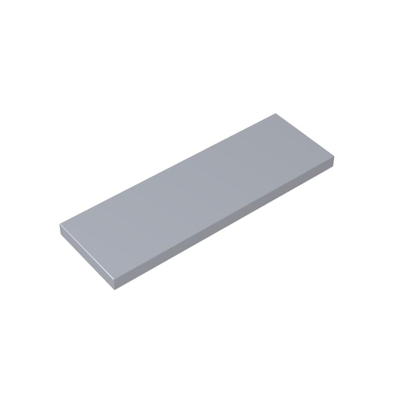 XYEIUGO GDS-2187 Foundation Plate 2x6 Tiles, Flat Silver, 10 PCS โ image 1
