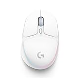 Jeu continu : souris gamer sans fil rechargeable à batterie longue durée (avec éclairage complet) jusqu’à 40 h de jeu, technologie sans fil Logitech LIGHTSPEED et compatible Bluetooth