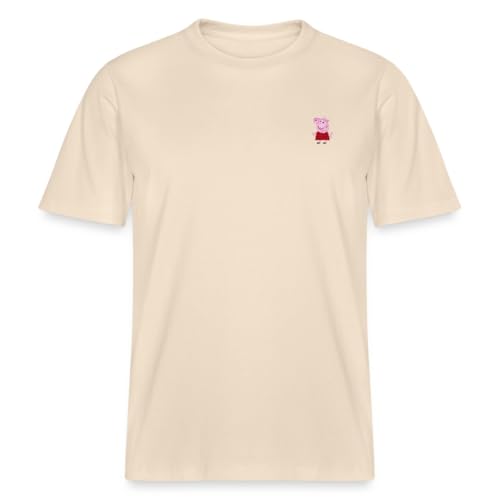T-shirt bio Peppa Pig broderie poitrine l'esprit d'enfance