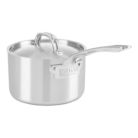 Viking 5-Ply Stainless Steel 3 Quart Saucepan Cover