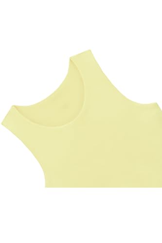 Image of Lilax Girls' Double Lined Sleeveless Basic Crop Tank Top
