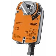 Belimo LF24-SR US Damper Control Actuator, Proportional, Spring Return Fail-Safe, No Auxiliary Switch, 24V
