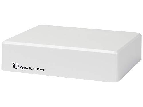 FORNITORE MULTIFUNZIONALE DI PHONO: Progettato per soddisfare una varietà di esigenze, Pro-Ject Optical Box E Phono offre sia un'uscita di segnale ottico digitale che un'uscita analogica standard che possono funzionare contemporaneamente. Ciò consente di integrare dispositivi con ingressi solo digitali con giradischi e di godere dei suoni caldi del vinile combinati con le moderne tecnologie audio.