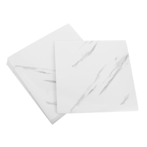 Azulejos autoadhesivos impermeables y lavables con acabado mármol de 30 cm protectores contra manchas 2