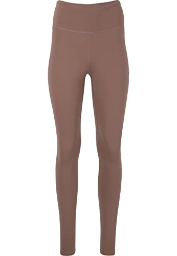 Legging Femme ENDURANCE Franza : collant de sport noir pour le running et fitness