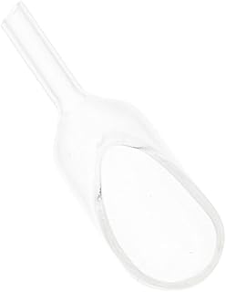 Glass Funnel Scoop Round Weighing Boat Weighing Spoon Weighing Scoop Laboratory Weighing Funnel for Chemistry Glass