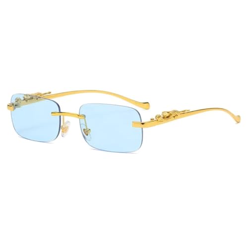 Lunettes de soleil vintage contre l'éblouissement en conduite avec branches métalliques chic