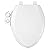 ZMJH S001-B1 Bidet Toilet Seat Non-Electric, Fits Elongated Toilets, Dual Nozzle System, Ambient Water Temperature with Adjusting Spray Pressure, Slow Close, Easy to Install, White