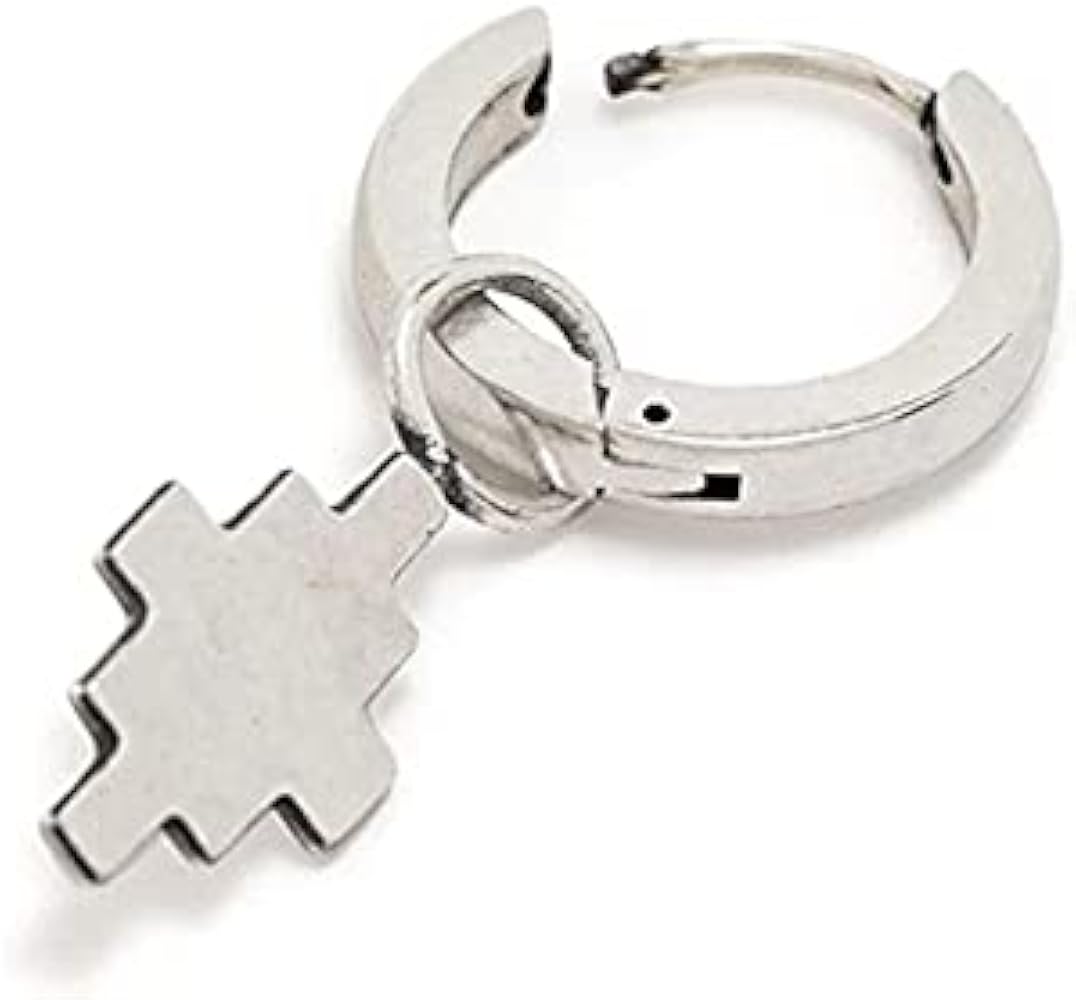 Amazon.co.jp: MARCELO BURLON マルセロバーロン ピアス メンズ CROSS